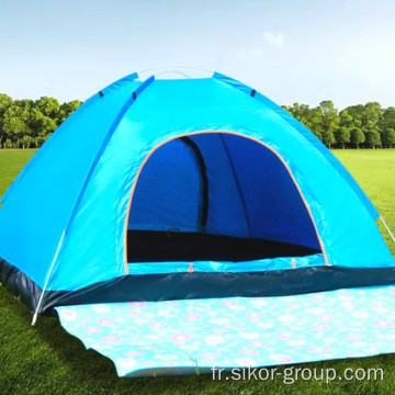 Tente automatique pliante de camping extérieur 3-4 personnes plage simple ouverte rapide ouverte tente automatique